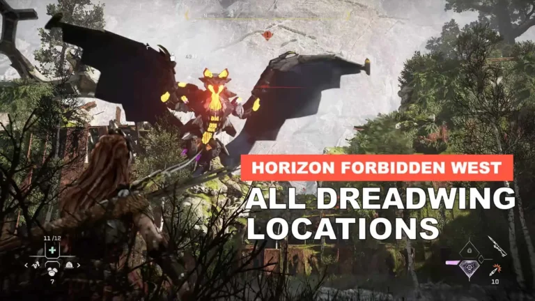 Horizon Forbidden West Dreadwing Locations